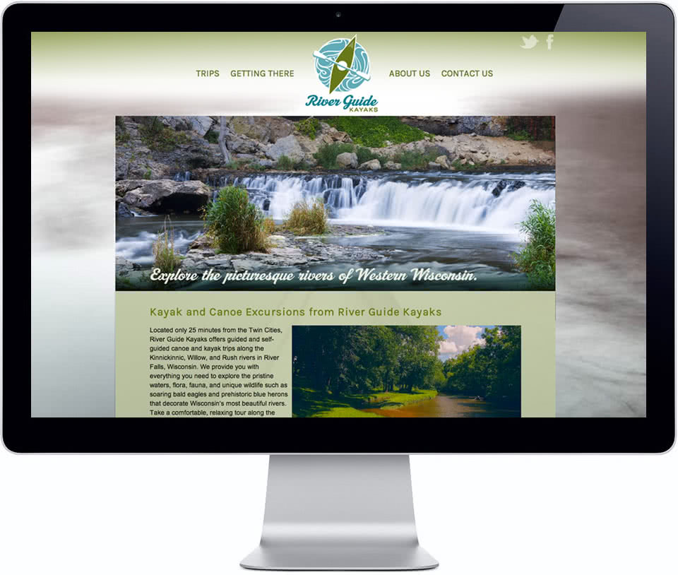 River Guide Kayaks Website